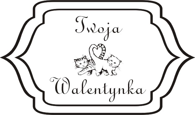 Coloring book label for valentines day